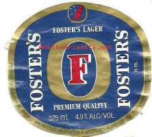 Olutetiketti -  Australia, Foster´s Premium