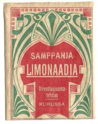 Samppanja  Limonaadia -  juomaetiketti, Tampereen Kivipaino Oy