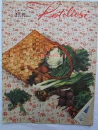 Kotiliesi 1944 nr 16 -mm.elokuu  Elintarvikevaraston hoito, Talven vihannekset, Suomalainen emäntä Hilja Kalliokoski Halsua,
