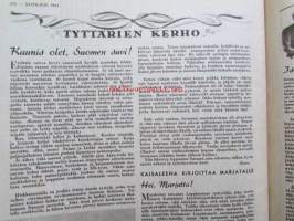 Kotiliesi 1944 nr 16 -mm.elokuu  Elintarvikevaraston hoito, Talven vihannekset, Suomalainen emäntä Hilja Kalliokoski Halsua,