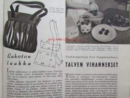 Kotiliesi 1944 nr 16 -mm.elokuu  Elintarvikevaraston hoito, Talven vihannekset, Suomalainen emäntä Hilja Kalliokoski Halsua,