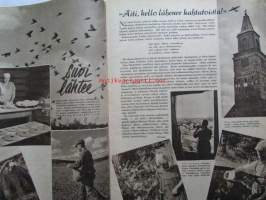 Kotiliesi 1944 nr 16 -mm.elokuu  Elintarvikevaraston hoito, Talven vihannekset, Suomalainen emäntä Hilja Kalliokoski Halsua,