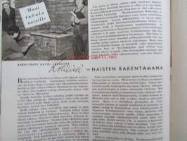 Kotiliesi 1944 nr 19 -mm.lokakuu  Pääjohtaja Arvi P. Poijärvi, &quot;Maakunnan Äiti&quot; Impi Sirkka 60-vuotias, Johtaja Alma Koskinen, Puolukat juurikkaiden seuraan,