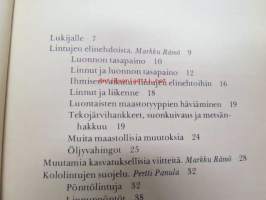 Lintujensuojelun opas (Käyttötieto -sarjaa)