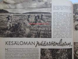 Kotiliesi 1942 nr 18 syyskuu . Kansikuvassa sieniä -mm. Naurispuuro, Naurissosekeitto, Täytetyt nauriit, Pikamorsiammella on toivomuksia, Armi Hallsten-Kallia
