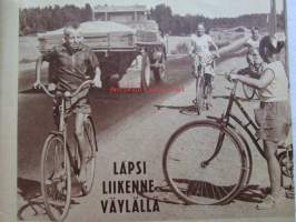 Kotiliesi 1959 nr 16 -mm. Hilja ja August Väänänen Murtolan tila Muuruvesi, Lakanan kirjaimisto, Hapankurkku, Papuja, Pinaattisalaatti, Perunasalaatti