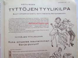 Kotiliesi 1959 nr 8, Huhtikuu Piparjuurihauki, Tyylikilpa, Ranskalainen vuodepenkki, Tohtori Insar Uoti Koti vai laitos?, Antti Eskola Avioliiton onnellisuus, Katso