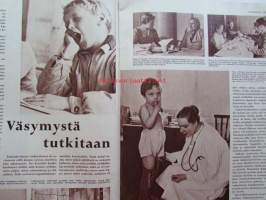 Kotiliesi 1959 nr 8, Huhtikuu Piparjuurihauki, Tyylikilpa, Ranskalainen vuodepenkki, Tohtori Insar Uoti Koti vai laitos?, Antti Eskola Avioliiton onnellisuus, Katso