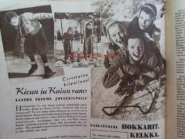 Kotiliesi joulu 1950 nr 24, 15.12.1950 Joulunumero, Kansikuvitus Martta Wendelin, Kansanedustaja Tyyne Leivo-Larsson, Kunnan emäntiä, Teollisuusneuvos Yrjö Laine...