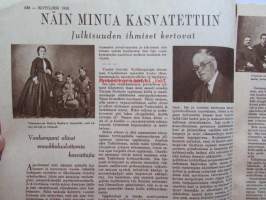 Kotiliesi joulu 1950 nr 24, 15.12.1950 Joulunumero, Kansikuvitus Martta Wendelin, Kansanedustaja Tyyne Leivo-Larsson, Kunnan emäntiä, Teollisuusneuvos Yrjö Laine...