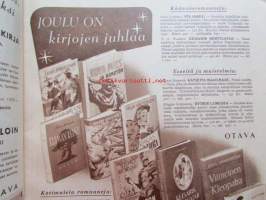 Kotiliesi joulu 1950 nr 24, 15.12.1950 Joulunumero, Kansikuvitus Martta Wendelin, Kansanedustaja Tyyne Leivo-Larsson, Kunnan emäntiä, Teollisuusneuvos Yrjö Laine...