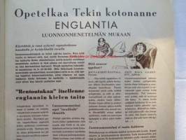 Kotiliesi 1951 nr 1 -mm. Hulda Sahi, Kaj Franck Taiteilija arvostelee taideteollisuusnäyttelyä, Hatanpään sairaalan ylihoitaja Leena Perttula ammatti jossa saa