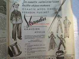 Kotiliesi 1951 nr 3 helmikuu. Ajankuvaa talvi 1951. Maila Talvio in memoriam. Askon suurkilpailu ratkaistu -  voittaja Erkki Utunen Harjavalta. Silo -mainos.