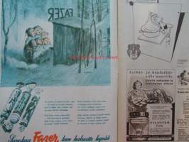 Kotiliesi 1951 nr 3 helmikuu. Ajankuvaa talvi 1951. Maila Talvio in memoriam. Askon suurkilpailu ratkaistu -  voittaja Erkki Utunen Harjavalta. Silo -mainos.