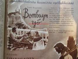Kotiliesi 1951 nr 5  maaliskuu -mm. Ylikersantti Siivonen Komppanian &quot;äiti&quot; kotonaan, Hulda kontturi Kesän kansallispuku, Omenapaistos ja vaniljakastike,