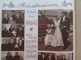 Kotiliesi 1951 nr 5  maaliskuu -mm. Ylikersantti Siivonen Komppanian &quot;äiti&quot; kotonaan, Hulda kontturi Kesän kansallispuku, Omenapaistos ja vaniljakastike,