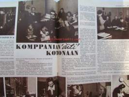 Kotiliesi 1951 nr 5  maaliskuu -mm. Ylikersantti Siivonen Komppanian &quot;äiti&quot; kotonaan, Hulda kontturi Kesän kansallispuku, Omenapaistos ja vaniljakastike,