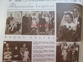 Kotiliesi 1951 nr 9  toukokuu -mm. Talousopettaja Aili Lindström Niukan kevään kasvikset, Tunnettu nainen kotioloissaan Hellin Mustala, Arkkitehti Märta