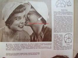 Kotiliesi 1951 nr 9  toukokuu -mm. Talousopettaja Aili Lindström Niukan kevään kasvikset, Tunnettu nainen kotioloissaan Hellin Mustala, Arkkitehti Märta