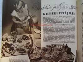 Kotiliesi 1951 nr 17  syyskuu -mm. Maijan ja Matin koti, Maisterit Hulda Kontturi Annikki Hytönen Kerttu Sihvonen ammattikasvatuksen tiellä, Tomaattivanukas,