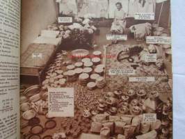 Kotiliesi 1951 nr 19 -mm. LIITE mukana. Verhoile kodille uusi ilme, Luetaanko maaseudulla, Kotilieden syys- ja talvipukuliite, Porkkanasalaatti, Punajuurikupit