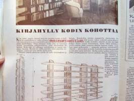 Kotiliesi 1951 nr 22  Marraskuu -mm. Irja Piisinen mikä on oikea lelu?, Kotitalousneuvos Katri Laine, Omenamunkki, Kirjahylly, Nurmon pappila