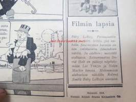 Uusi Suomi 1934 nr 42 (21.9.) Sunnuntailiite, sis. mm. seur. artikkelit; Miltä tuntuu olla kirjailija?, Englantilaisia (kalliita) kirjaväärenteitä, Kulovesi -