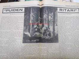 Uusi Suomi 1934 nr 45 (11.11.) Sunnuntailiite, sis. mm. seur. artikkelit; Sakari Pälsi - Kaksi paraatia, Hurden Ward - Puiden ritarit, Miljoonan punnan häälahjat