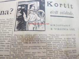 Uusi Suomi 1934 nr 51 (23.12.) Sunnuntailiite, sis. mm. seur. artikkelit;Kappale wanhaa kansanomaista ajanlaskua, Afrikan viimeinen keisarikunta, Ohrasta oluen