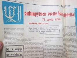 Uusi Suomi 1934 nr 51 (23.12.) Sunnuntailiite, sis. mm. seur. artikkelit;Kappale wanhaa kansanomaista ajanlaskua, Afrikan viimeinen keisarikunta, Ohrasta oluen