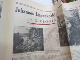 Uusi Suomi 1934 nr 44 (4.11) Sunnuntailiite, sis. mm. seur. artikkelit; Yli 10 000 laivaa ja 2 000 hävitettyä taloa - Harvinainen sivistyshistoriallinen