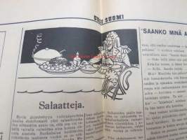 Uusi Suomi 1934 nr 44 (4.11) Sunnuntailiite, sis. mm. seur. artikkelit; Yli 10 000 laivaa ja 2 000 hävitettyä taloa - Harvinainen sivistyshistoriallinen