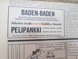 Uusi Suomi 1935 nr 11 (17.3.) Sunnuntailiite, sis. mm. seur. artikkelit; Pohjoismaiset ratsastuskisat Oslossa, Ikiliikkujien taru, Unkarilainen talonpoika pyhänä