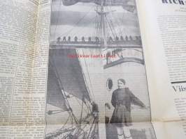 Uusi Suomi 1935 nr 1 (6.1.) Sunnuntailiite, sis. mm. seur. artikkelit; Kaikki ovat väärässä - paitsi yleisö - näytelmäkirjailijat, näyttelijät, teatteri,
