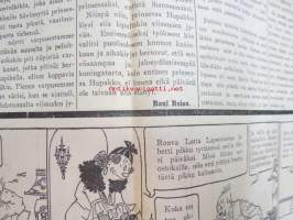 Uusi Suomi 1935 nr 1 (6.1.) Sunnuntailiite, sis. mm. seur. artikkelit; Kaikki ovat väärässä - paitsi yleisö - näytelmäkirjailijat, näyttelijät, teatteri,