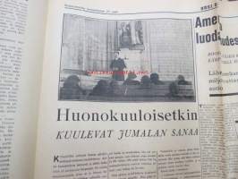 Uusi Suomi 1935 nr 4 (27.1.) Sunnuntailiite, sis. mm. seur. artikkelit; Keitä olivat Gyurkovicsit? - Ferenc Herzogin muistelmista, Raul Roine - Etelän ruusuja