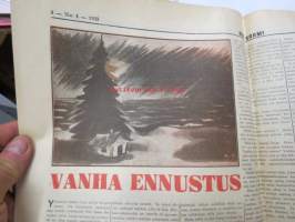 Uusi Suomi 1935 nr 4 (27.1.) Sunnuntailiite, sis. mm. seur. artikkelit; Keitä olivat Gyurkovicsit? - Ferenc Herzogin muistelmista, Raul Roine - Etelän ruusuja