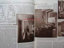 Kotiliesi 1954 nr 6 Maaliskuu 1954. mm. Olavi Silvo tuhohyönteisten hävittäminen, Silli-omenavati, Lasimestarinsilli, Vaahtopesu, Katso kuvista tarkemmin