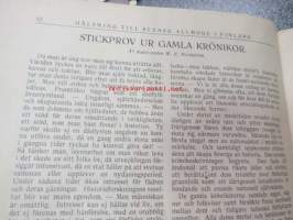 Hällsning till svensk allmoge i Finland från Åbo Akademis studentkår våren 1932 / Bilaga till Åbo Underrättelser, sis. mm. seuraavat artikkelti; Sven Lindman