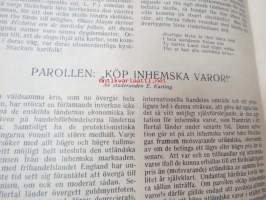 Hällsning till svensk allmoge i Finland från Åbo Akademis studentkår våren 1932 / Bilaga till Åbo Underrättelser, sis. mm. seuraavat artikkelti; Sven Lindman