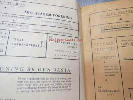 Hällsning till svensk allmoge i Finland från Åbo Akademis studentkår våren 1932 / Bilaga till Åbo Underrättelser, sis. mm. seuraavat artikkelti; Sven Lindman