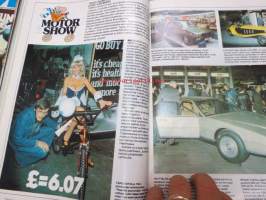 Tekniikan Maailma 1976 nr 23 Suuri autonumero, sis. mm. seur. artikkelit / kuvat / mainokset; Vertailussa Fiesta - Honda - Fiat - Renault - VW - Peugeot - Datsun,