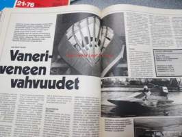 Tekniikan Maailma 1976 nr 23 Suuri autonumero, sis. mm. seur. artikkelit / kuvat / mainokset; Vertailussa Fiesta - Honda - Fiat - Renault - VW - Peugeot - Datsun,