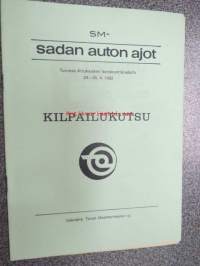 Sadan auton ajot Turku Artukainen 1982 -kilpailukutsu