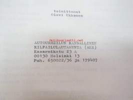 Rallikilpailujen järjestämis- ja turvallisuusohjeet AKK