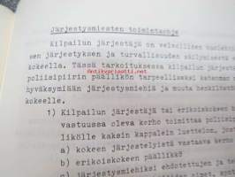 Rallikilpailujen järjestämis- ja turvallisuusohjeet AKK