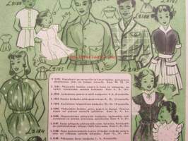 Kotiliesi 1952 nr 5 maaliskuu I, Otaniemi on Teekkarikylä, Kansanyhteisö kruunaa nuoren äidin Elisabeth II, Astiankuivatuskaappi, Ompelen olympiakesäksi, ym.