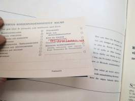 Alla läser hos Hermods - Hur Hermods och Hermods elever arbetar -ruotsalaisen kirjeopiston esittelylehti