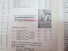 Alla läser hos Hermods - Hur Hermods och Hermods elever arbetar -ruotsalaisen kirjeopiston esittelylehti