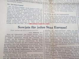 Deutsche Allgemeine Zeitung 19.7.1944, saksalainen II Maailmansodan  aikainen päivälehti, sis. mm. Die Ersten Ritterkreuze für Einzelkämpfer der Kriegsmarine,